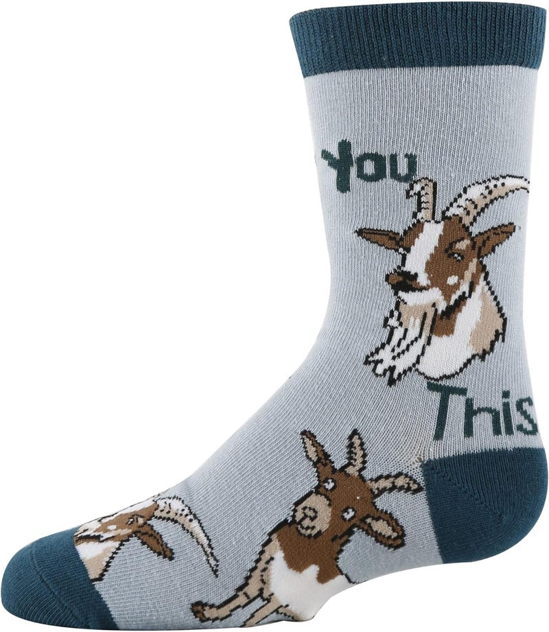 ooohyeah Kid's Novelty Cute Animals Crew Socks, Funny Crazy Silly Cool Casual Dress Socks for Boy and Girl, Size 1-5 - Image 3